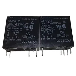 10pcs/lot G5PA-2= G5PA-28 G5PA-2-12VDC G5PA-2-24VDC 5A 12VDC 24VDC new relay