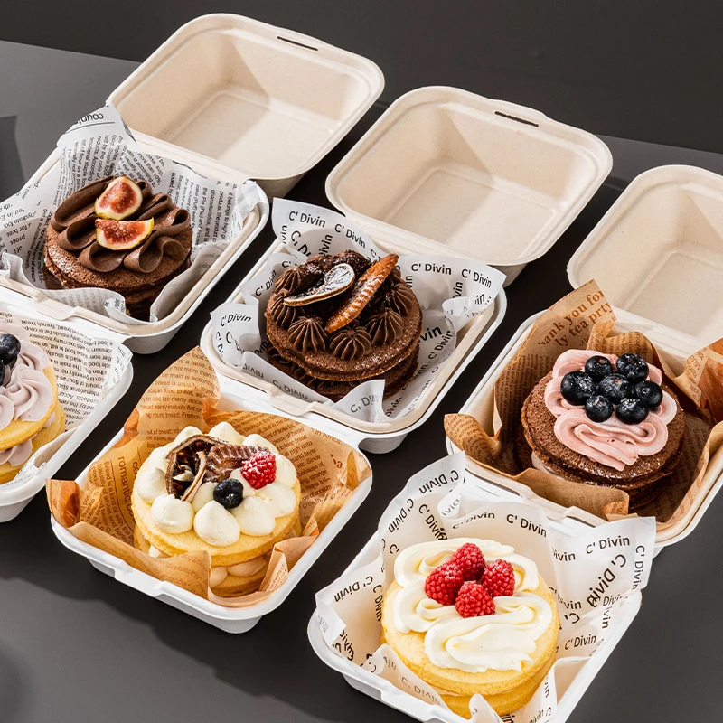 deadable-disposable-paper-pulp-paaging-box-for-baking-fruit-hamburgers-tirsu-takeout-lunch-box-eco-friendly-tableware