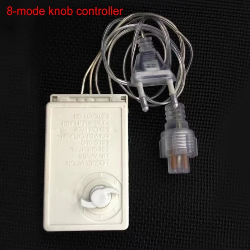 LED Dimmer EK-04 LX-04 Knob Type Button Type Light Adjustment Controller Fit for LED Lights String for Curtain Lights