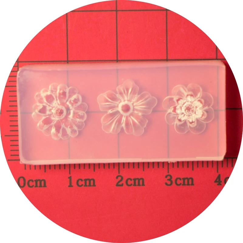 Five Petal Flower Nail Art Mold 3D Silicone Carving Mould Acrylic UV Gel Nail Art Silicone Mould Diy Girl Nail Art Tool