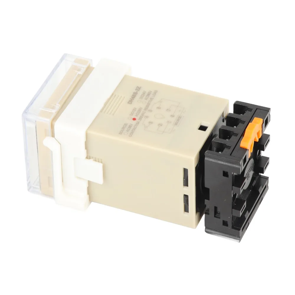 

DH48S‑2Z Time Relay with Socket Base 220V Digital Time Relay 0.01S-99H99M DH48S‑2Z Time Relay Electrical Applications