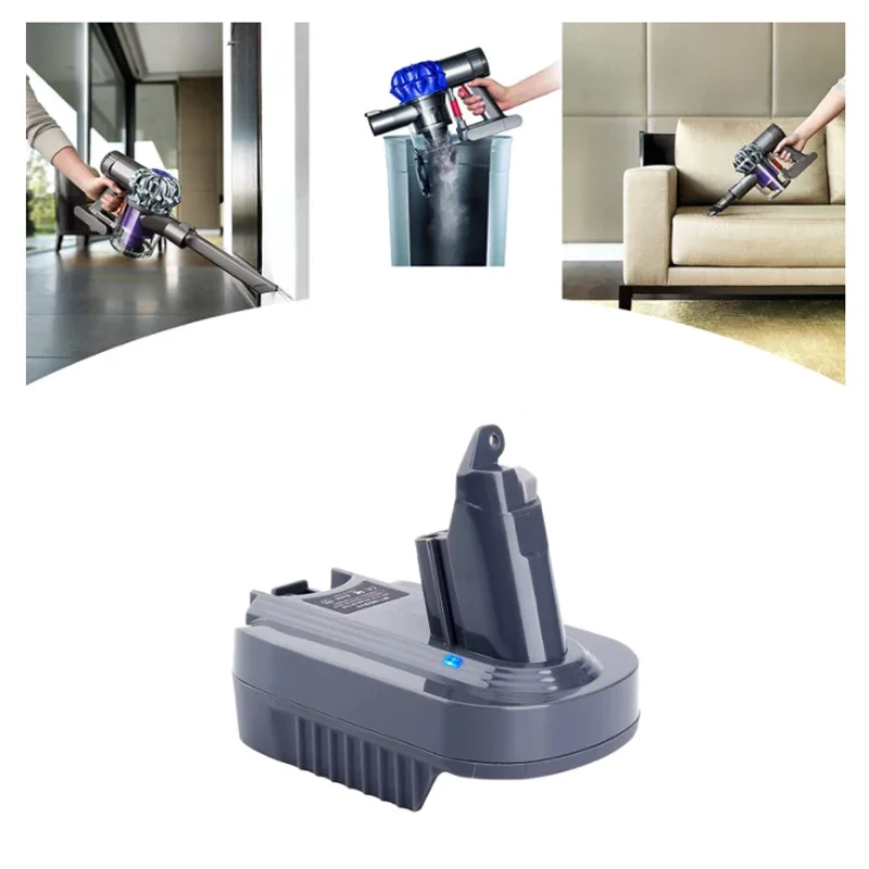 Battery Adapter Converter For Makita/Milwaukee/Dewalt 18V 20V Lithium Battery Convert To For DysonV6 SV04 SV03 DC59 DC58 DC62