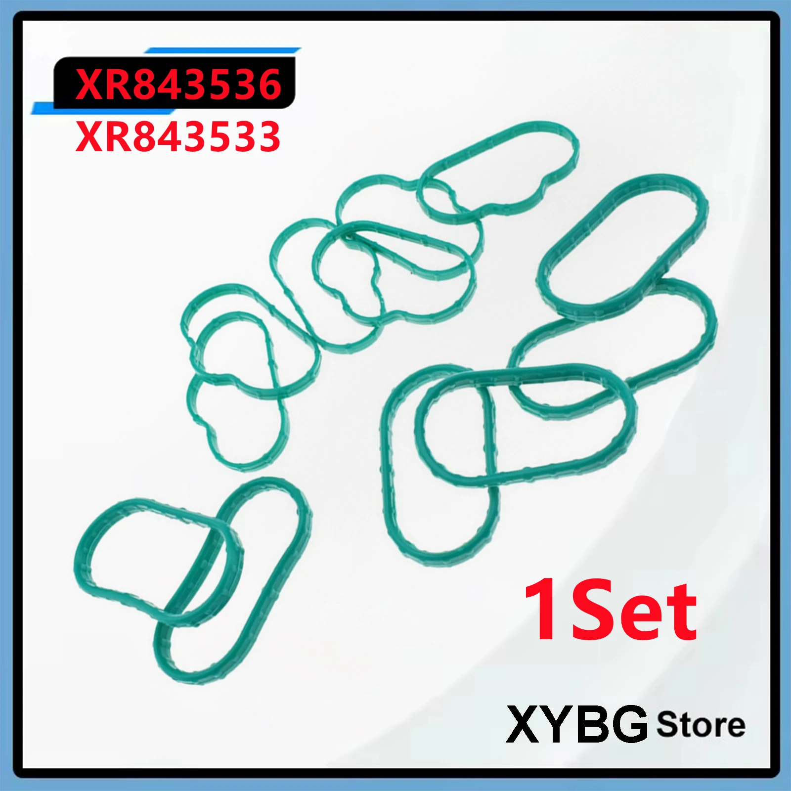 

1Set Engine Lower/Upper Intake Manifold Gasket XR843536 XR843533 for JAGUAR XJ XF X-TYPE S-TYPE