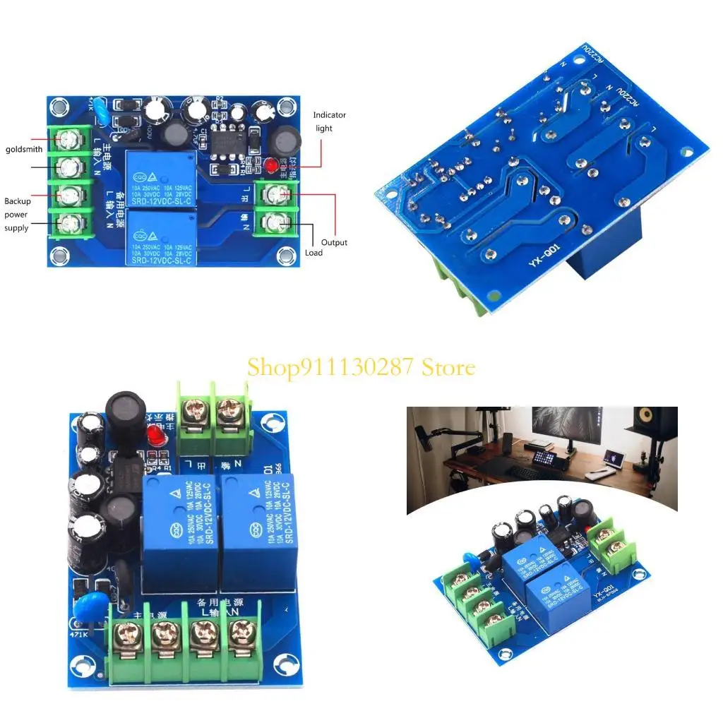

J1HC Two Input Automatic Power Transfer Switches 10A Emergency Backups Controller AC85-240V