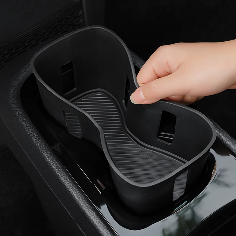 

Для VW ID3 аксессуары для интерьера 2020 2021 2022 2023 2024 консоль для автомобиля держатель для стакана с водой коробка для хранения и коробка Ati-dirty