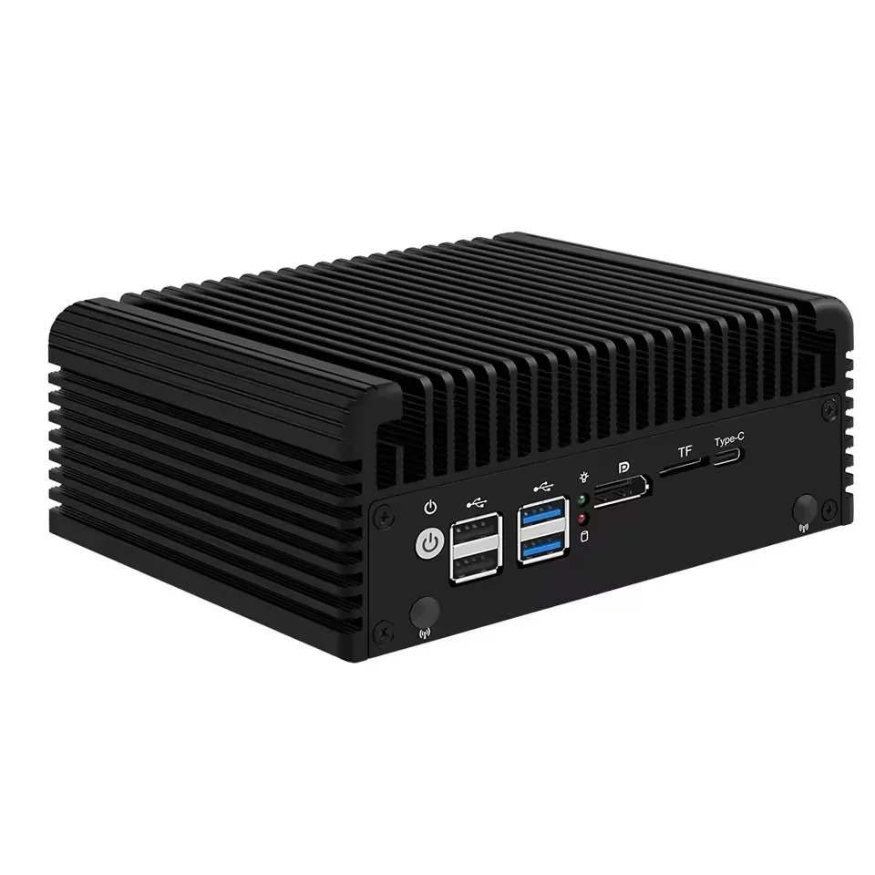 Topton Intel Core 3 N355 N305 N150 N100 Solid Firewall PC Computer 4x2.5G LAN Type-C 2 * NVMe 2 * SATA Fanless Mini PC NAS Server