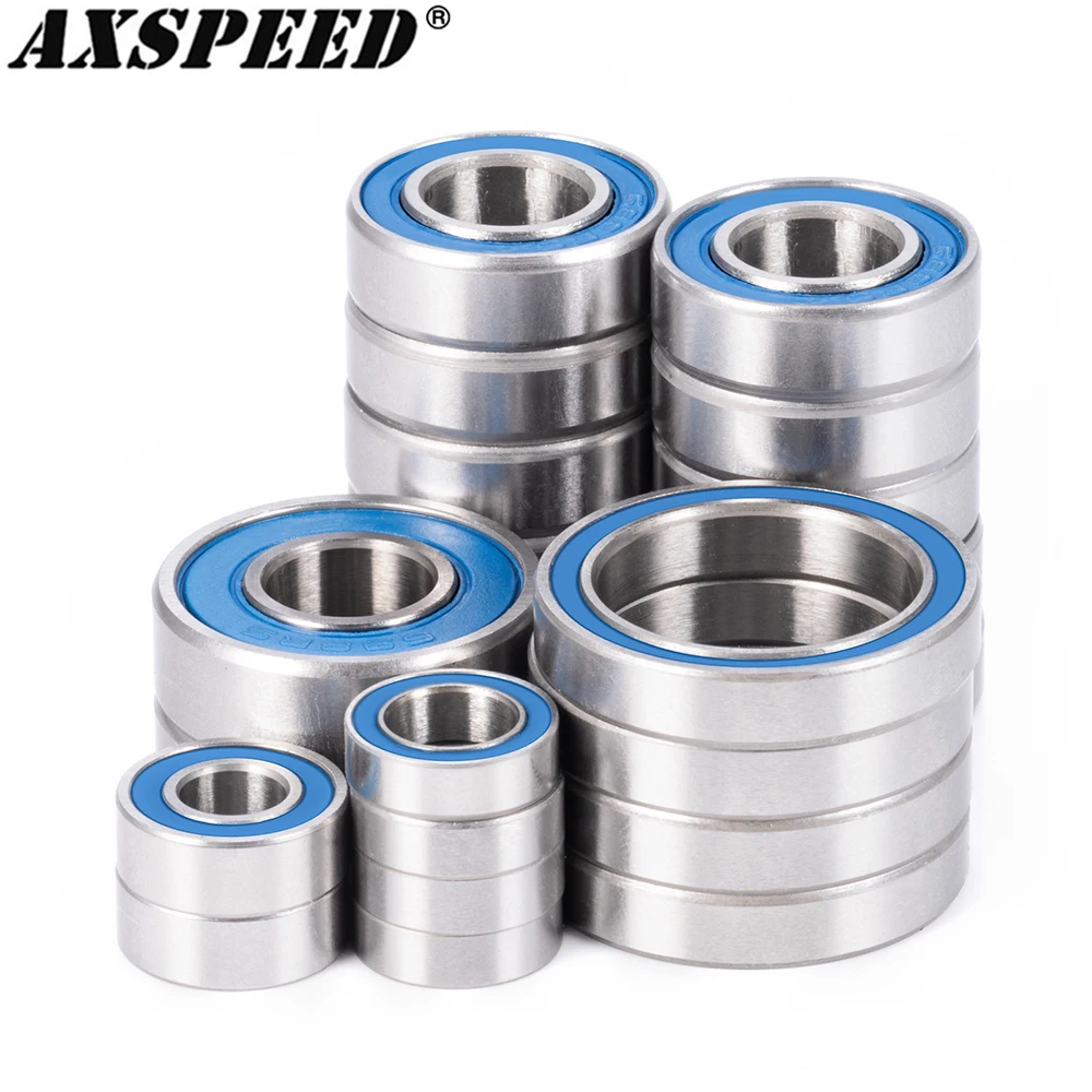 

AXSPEED 22Pcs Sealed Bearing Kit for 1/7 A-RRMA Infraction Limitless Felony Outcast Notorious Kraton Talion Upgrade Parts