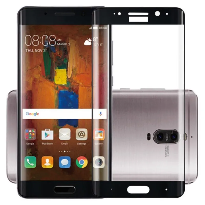 

3d curved tempered glass for huawei mate 9 pro full cover 9h protective film screen protector for huawei mate 9 verre trempe