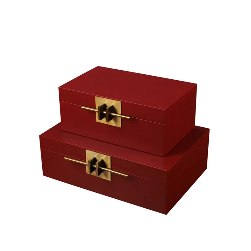 Jewelry Box Model Room Ornament Cloakroom Soft Decoration Ornaments Bedroom Dresser Storage Box Crafts