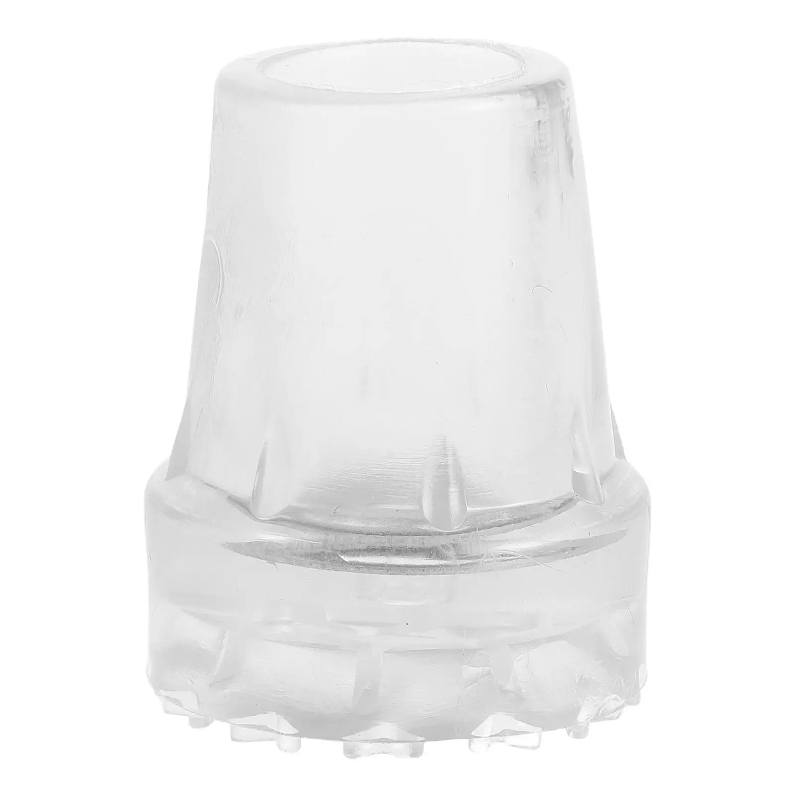 Clear Crutch Tip Replacement Non-Slip Cane Tip 22Mm Hole Walking Stick Foot Pad Heavy Duty Traction Cap for Elderly Walking