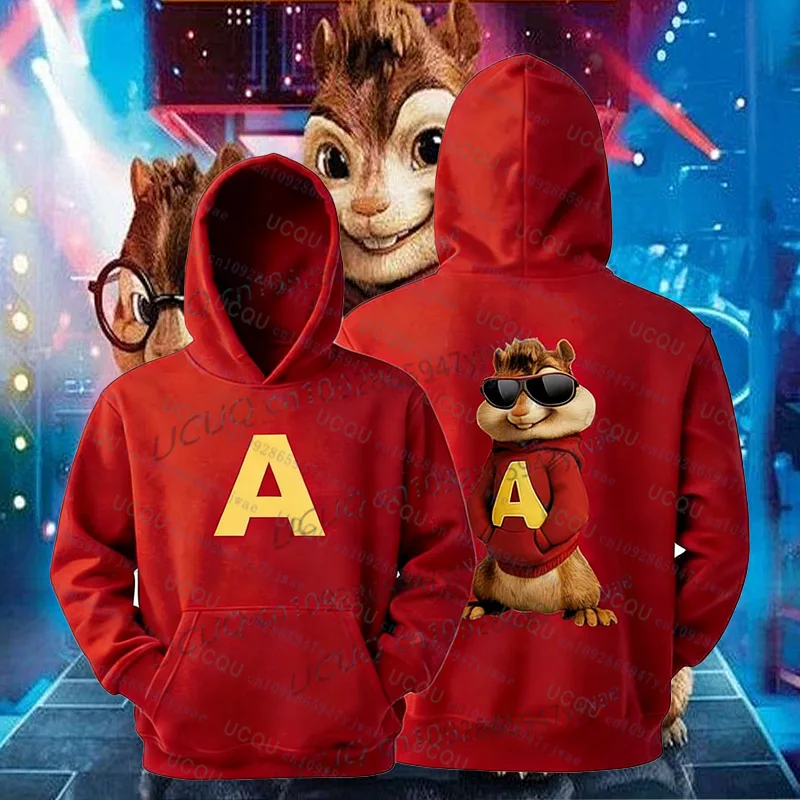 Alvin and The Chipmunks 2026Fashion Unisex Casual Sweatshirt Men's Hoody Alvin Chipmunk  Kid Hoodies Is For Best Friends Hoodies