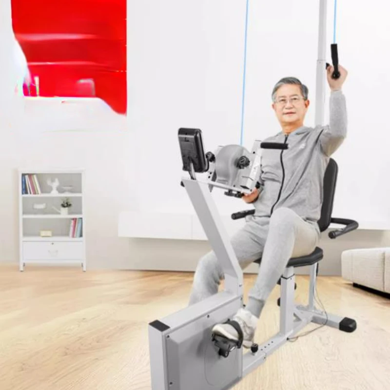 Middle-Aged Elderly Rehabilitation Exercise Bike Upper Lower Limb Rehabilitation Exercise Bicycle Leg Walking Aid Leg