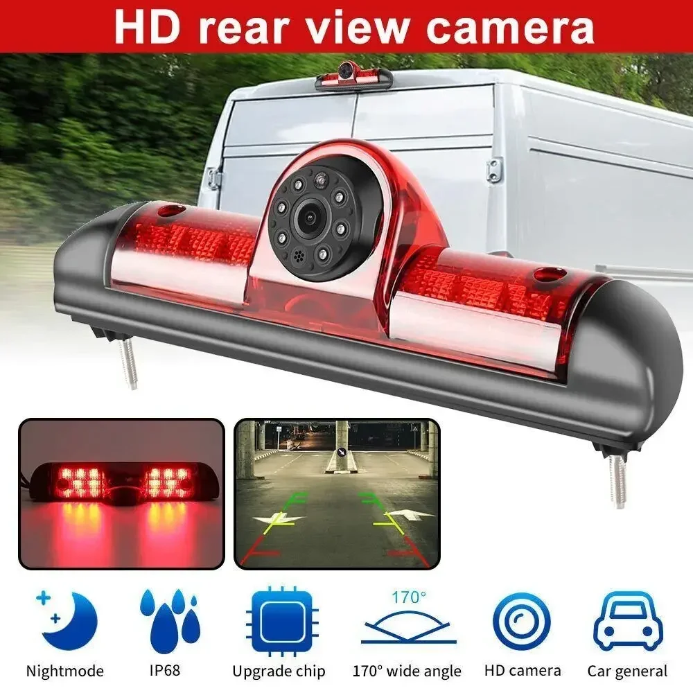 

Bileeko HD CCD Brake Light Reversing Camera For Fiat Ducato Citroen Relay Peugeot Boxer