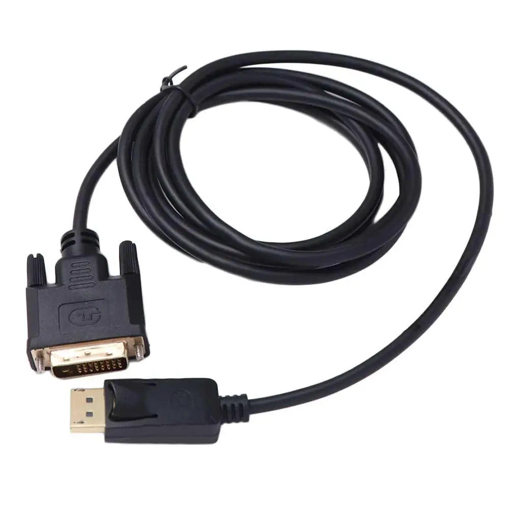 

Connecting DP TO VGA Cable Male to Male Extension Cable DisplayPort to VGA Adapter 1.8m DP To DVI Conversion HD Video Cable