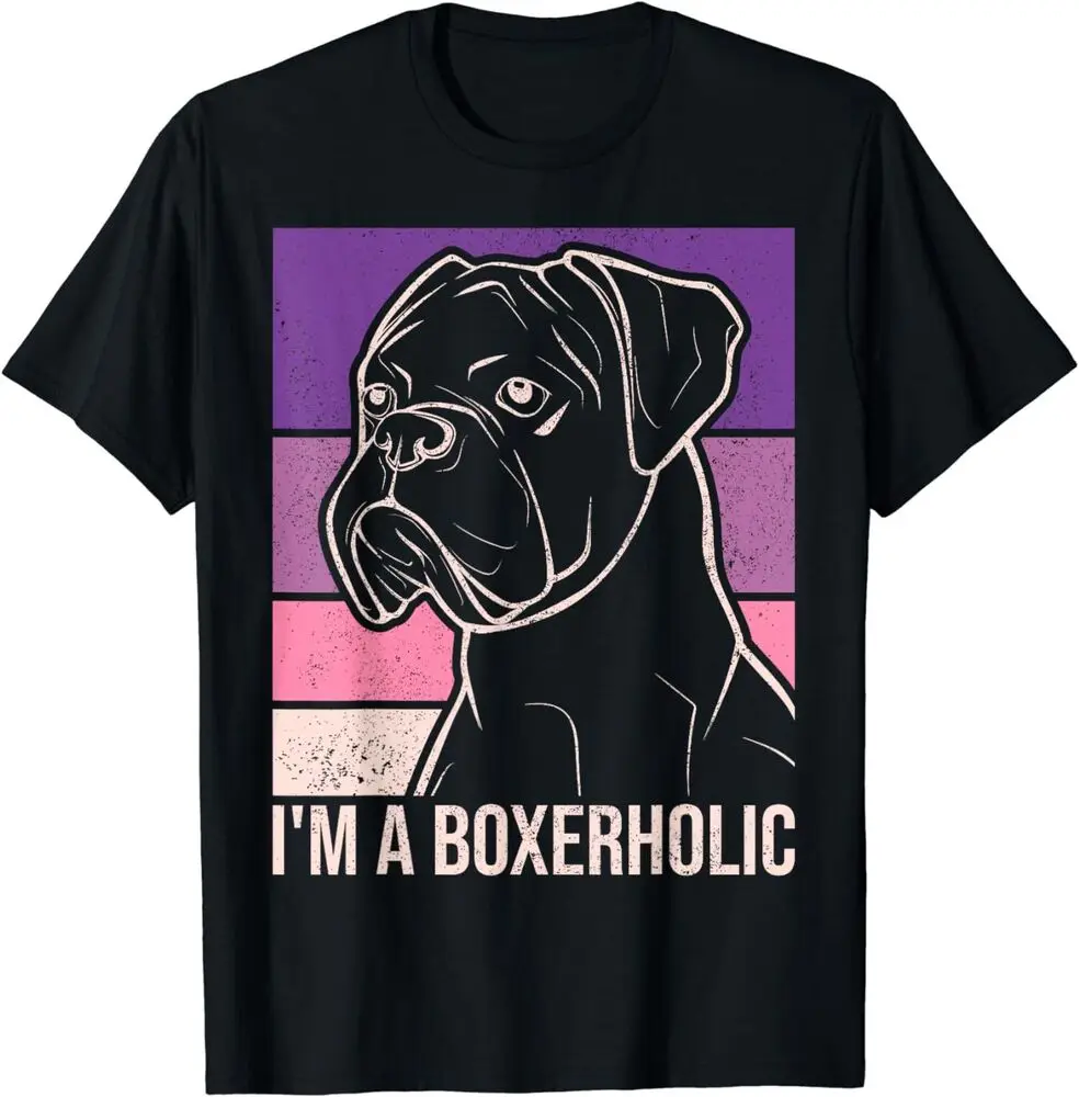 Pet Animal Outfit Funny Boxer T-Shirt Unisex T-shirts For Men Women Summer Tees Cotton Luxury Brand Vintage Oversized