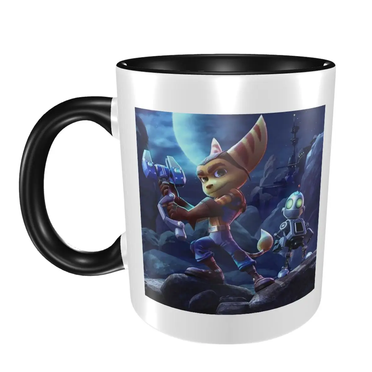 

Трещотка And Clank Essential Collection, кружка, забавные керамические кофейные чашки, чайные кружки, чашка для молока, посуда для напитков, подарки для женщин и мужчин