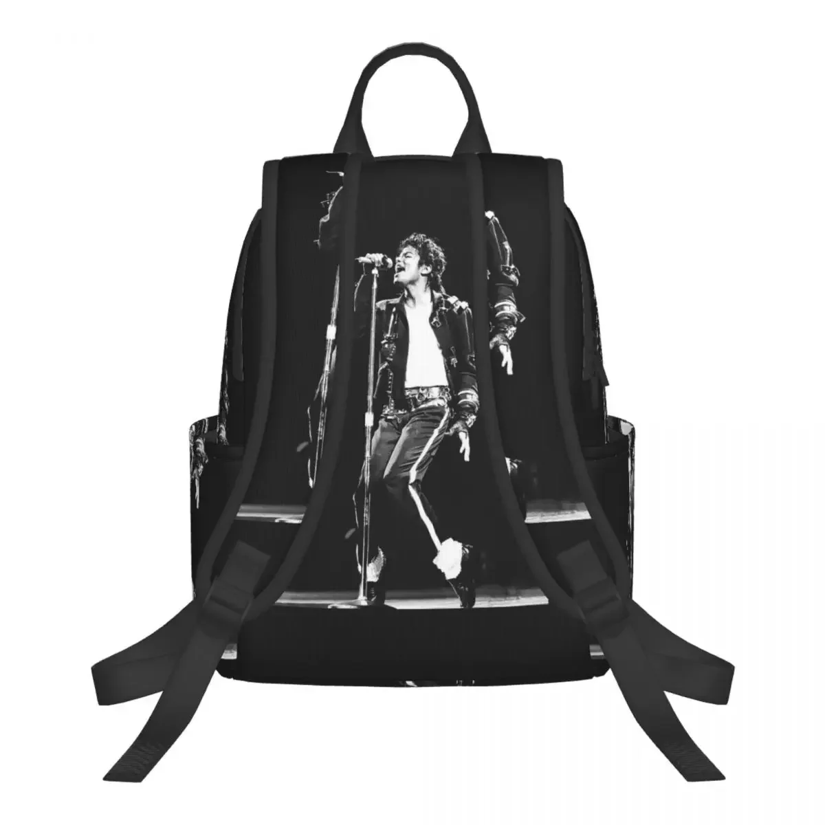 Michael Jackson Student Backpack School Bag Hiking Travel Daypack for Men Women Bookbag Shoulder Bags