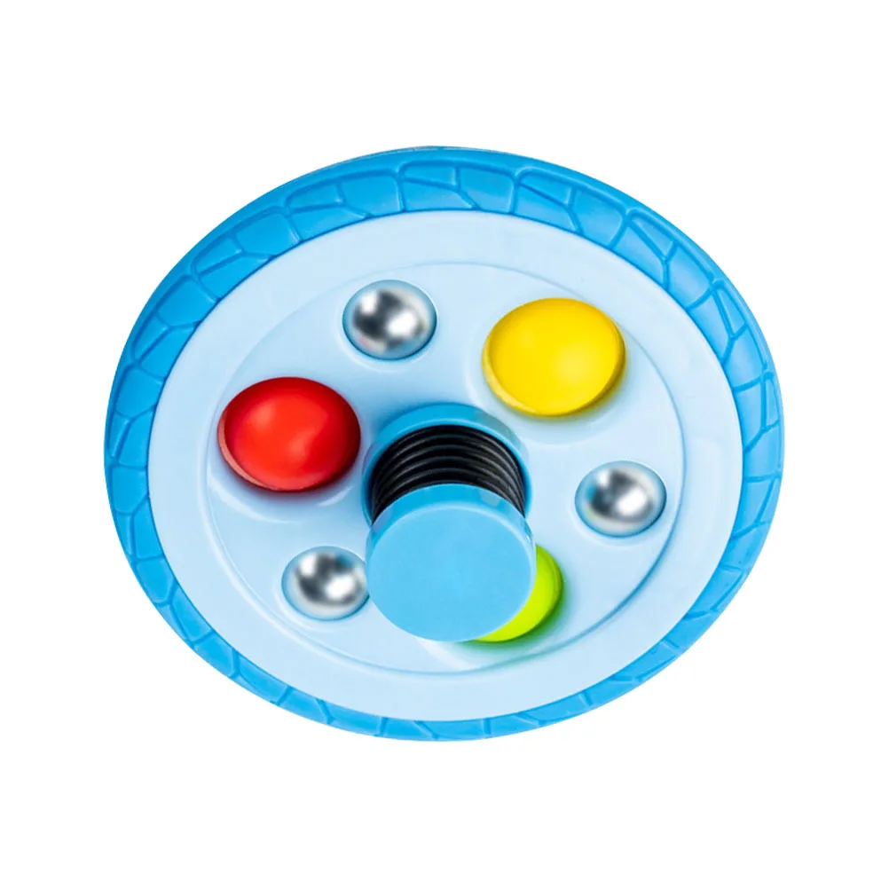 

Rotating Tyre Shape Gyro for Kids Pressure Relief Educational Plaything Creative Design Hand Eye Coordination Exercise