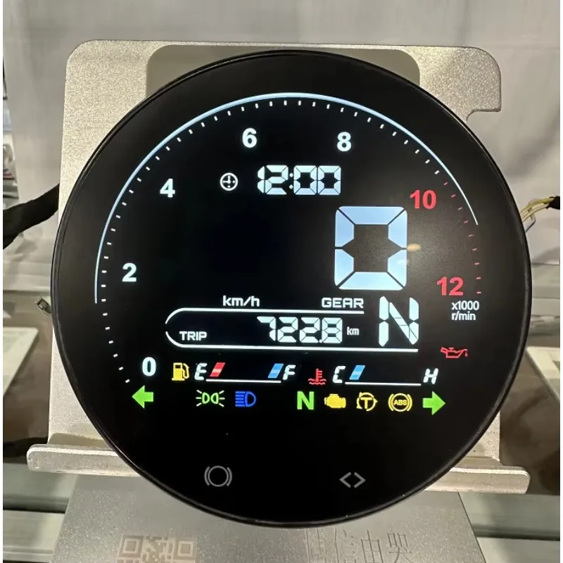 

New Digital LCD Instrument Meter Tachometer Speedometer for Cafe Racer Motorbikes Indicator Display on Motorcycle Meter