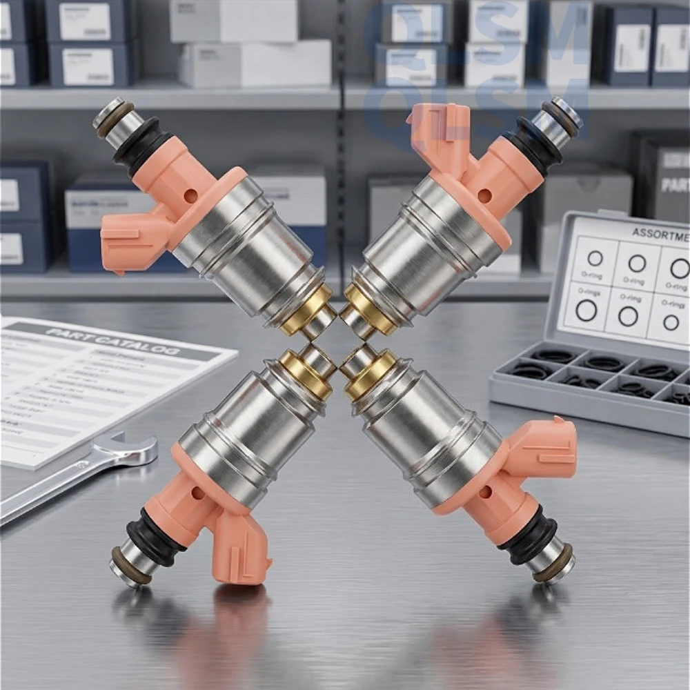 

4pcs Auto Fuel Injectors JS28-4 8970425810 For Isuzu Rodeo 2.6L 1988-1997 Car Engine Replacement Fuel Spray Nozzle 8970842070