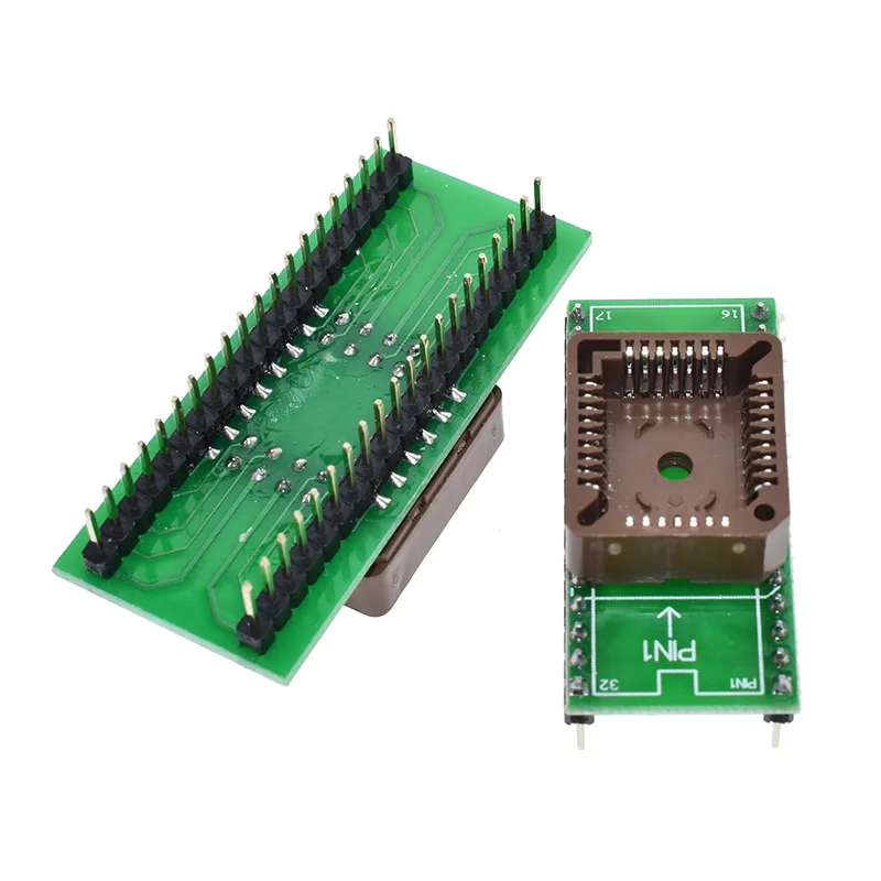USB Universal Programmer IC Adapter Tester Socket PLCC32 to DIP32 PLCC44 to DIP40 for TL866CS TL866A EZP2010 G540 SP300