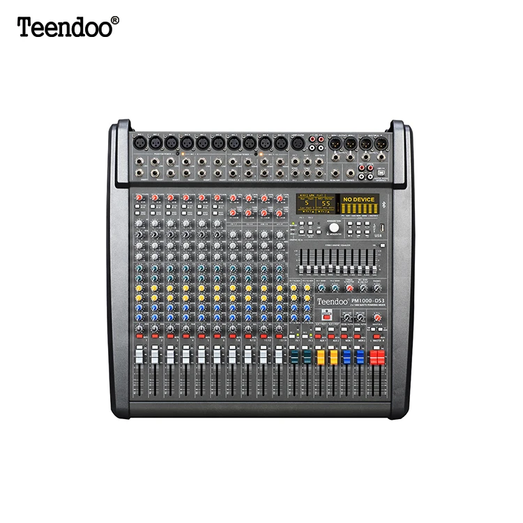 

Wholesale popular best price black audio mixer console with power audio