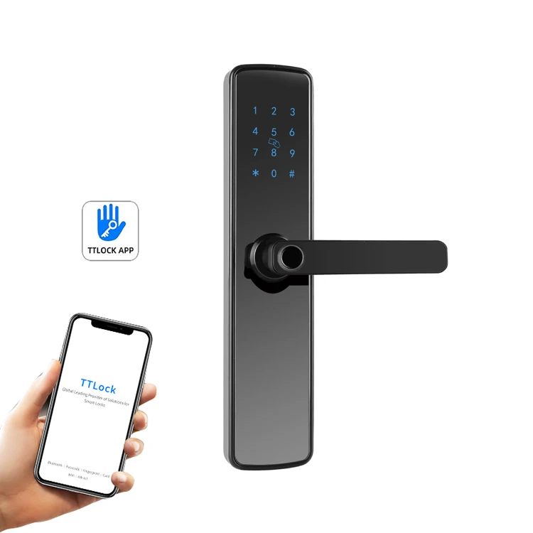 

July003 New Arrival Electric Door Lock Smart Lock Home Fingerprint Door Lock Smart