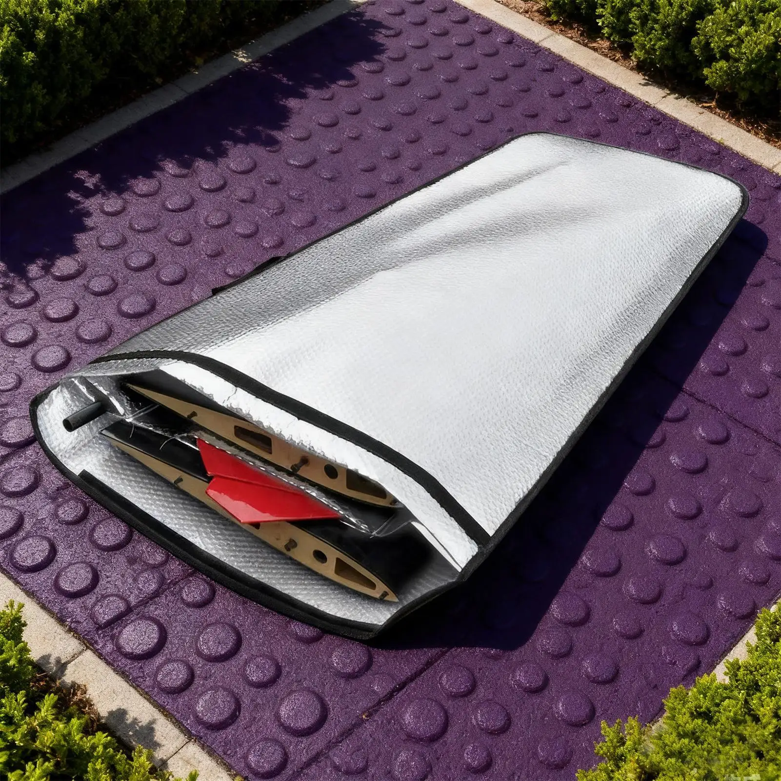 

RC Plane Wing Wrap Waterproof Bubble Layer Model Wrap Wing Protect Cover With Handle For Aircraft Model Gear Transportation