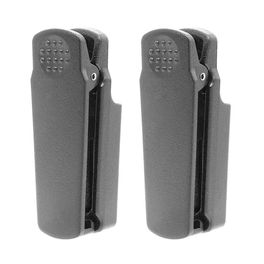 2pcs Belt Clip Accessories Plastic Radio Walkie Talkie Back Clip Replacement Parts for Baofeng BF-9700 -9R PLUS BF-A58 BF-R760