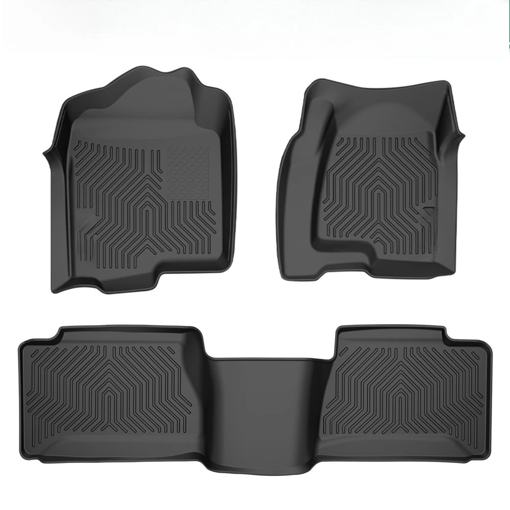 

TPE Floor Mats Fit For 1999-2006 Chevy Silverado GMC Sierra Crew Cab 00-07
