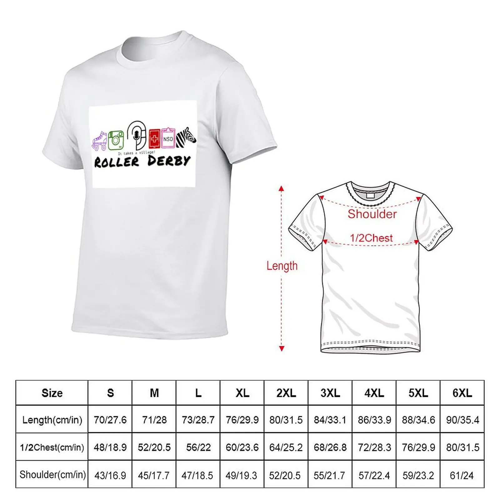 This is roller derby! T-Shirt Basic Regular Fit Casual T-Shirt