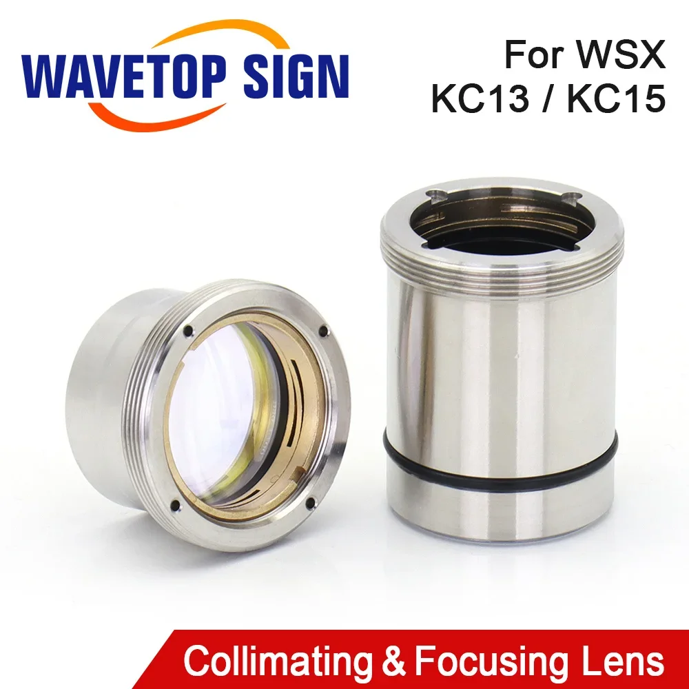 SignkoRay Laser Focusing Collimating Lens With Lens Holder D30 F100 125 150mm For WSX KC13 KC15 Fiber Laser Cutting Head