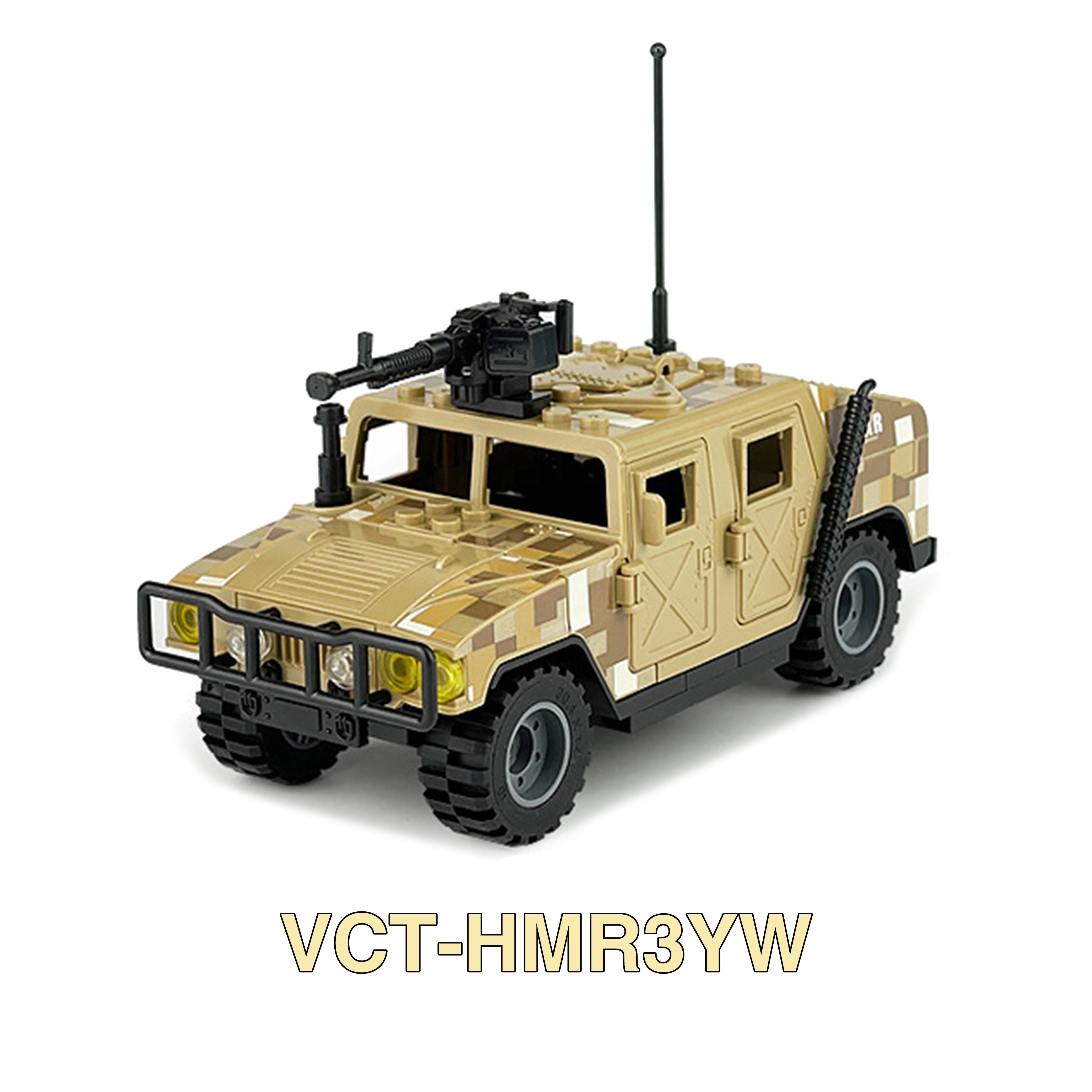 Military Armored Hummer Stryker Tank Car US Russia Army Modern War Soldier Weapon Model Building Blocks Brick Children Kids Toys