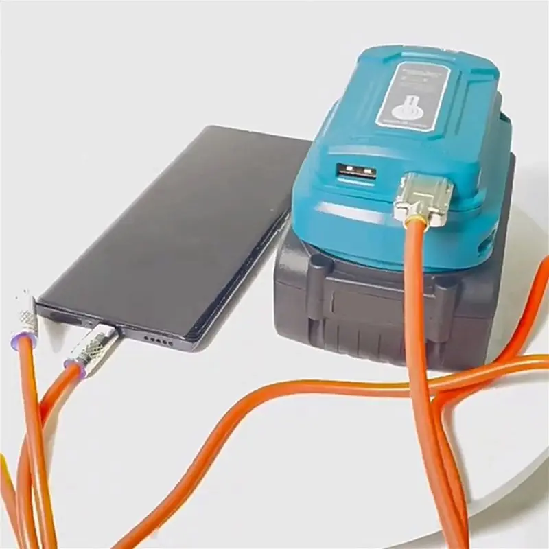 

【HOT ITEMS】3X For Makita18v With USB Battery Adapter Fast Charging For 18V Battery Adapter