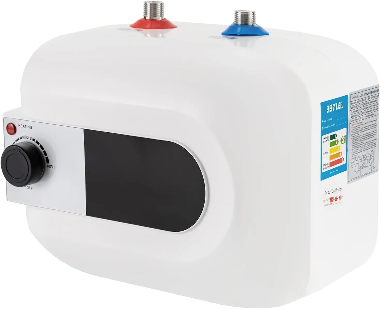 

Электрический водонагреватель мощностью 1,5 кВт, мини-водонагреватель, термостатический мгновенный нагреватель резервуара, портативный мгновенный водонагреватель под раковиной