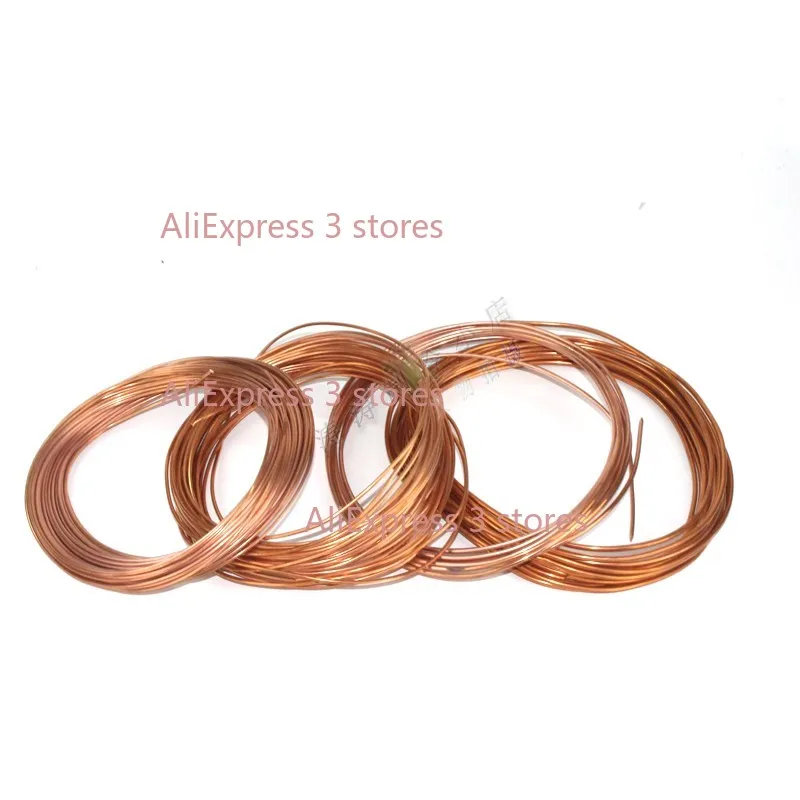 Tubo capillare in rame diametro esterno 1 metro 1.6/1.8/2/2.2/2.5/3/3.5/4/5mm per parti di refrigerazione del dispositivo di raffreddamento dell'aria condizionata