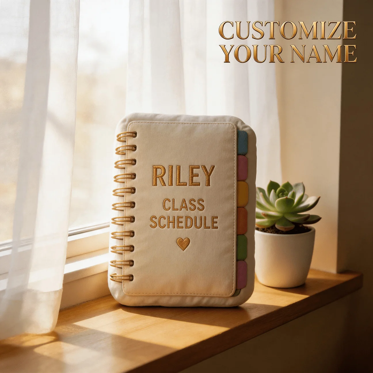 Custom Personalized Name Book Shaped Pillow, Class Schedule Design Decorative Cushion, 70cm Large Size Accent Pillow for Sofa &