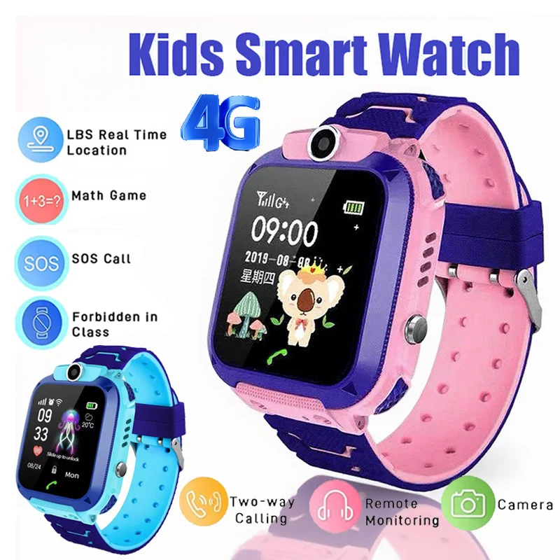 Детские умные часы 4G SOS GPS местоположение SIM-карта вызов детские умные часы камера водонепроницаемый подарок для мальчиков и девочек для Ios Android 2026 НОВЫЙ Детские умные часы 4G SOS GPS местоположение SIM-карта вызов детские умные часы камера водонепроницаемый подарок для мальчиков и девочек для Ios Android 2026 НОВЫЙ