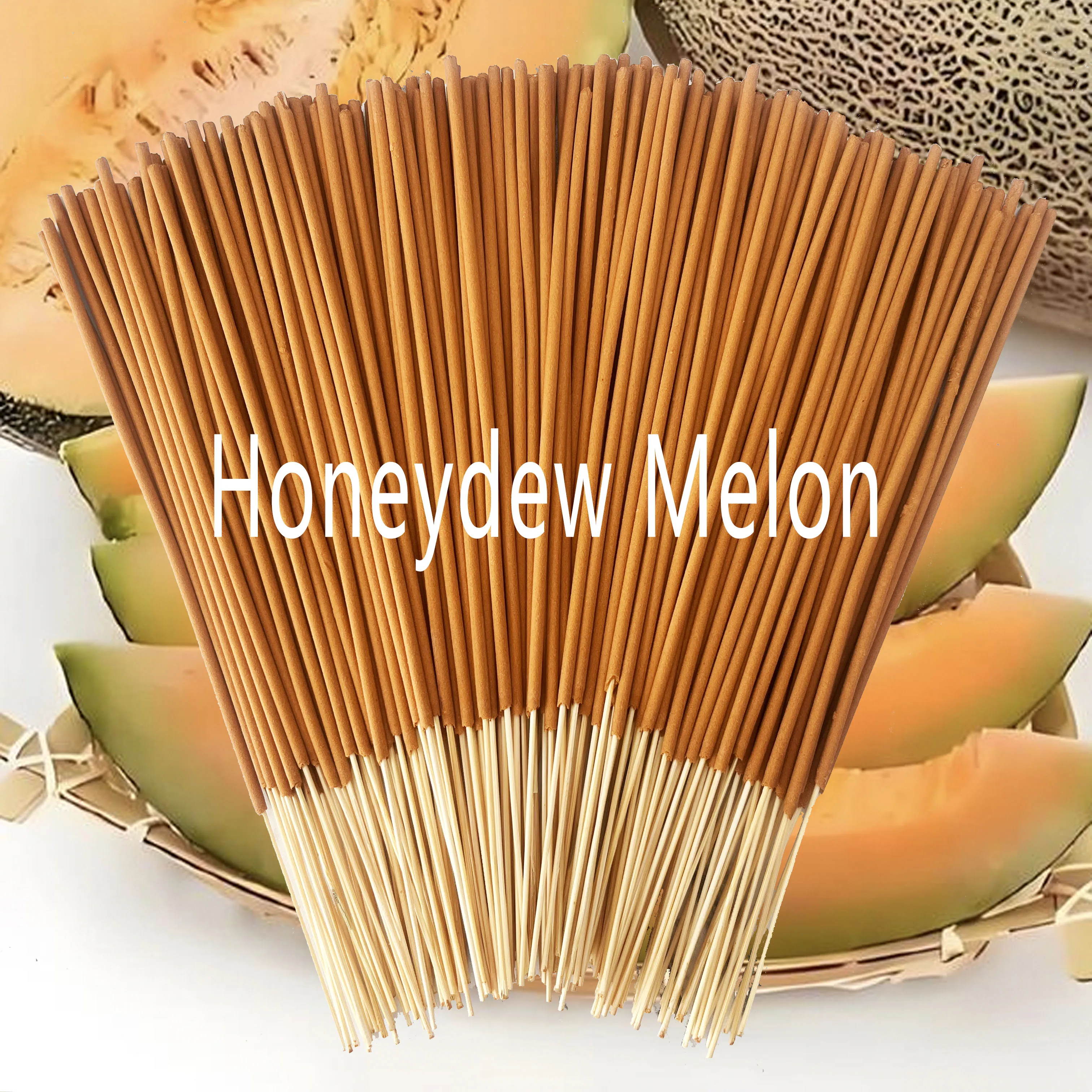 30/60/120/150/180 Pieces, Natural Cantaloupe Scented Sticks - High-Quality Wooden Aromatherapy, Fruit Cantaloupe Essential Oil, Home, Yoga, Office, Tea Room Fragrance, Suitable for Halloween, Christmas, Easter and Other Holidays, Fruit-Themed Products, Holiday Decorations, Elegant Packaging, Natural Wooden Aromatherapy Sticks