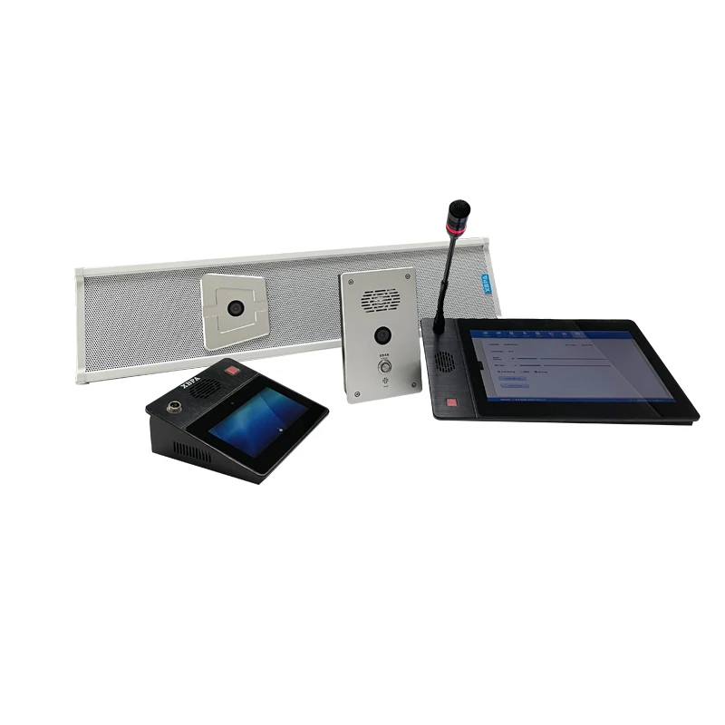 IP network video visual intercom system complete set of equipment including IP visual intercom host IP camera Speaker terminal