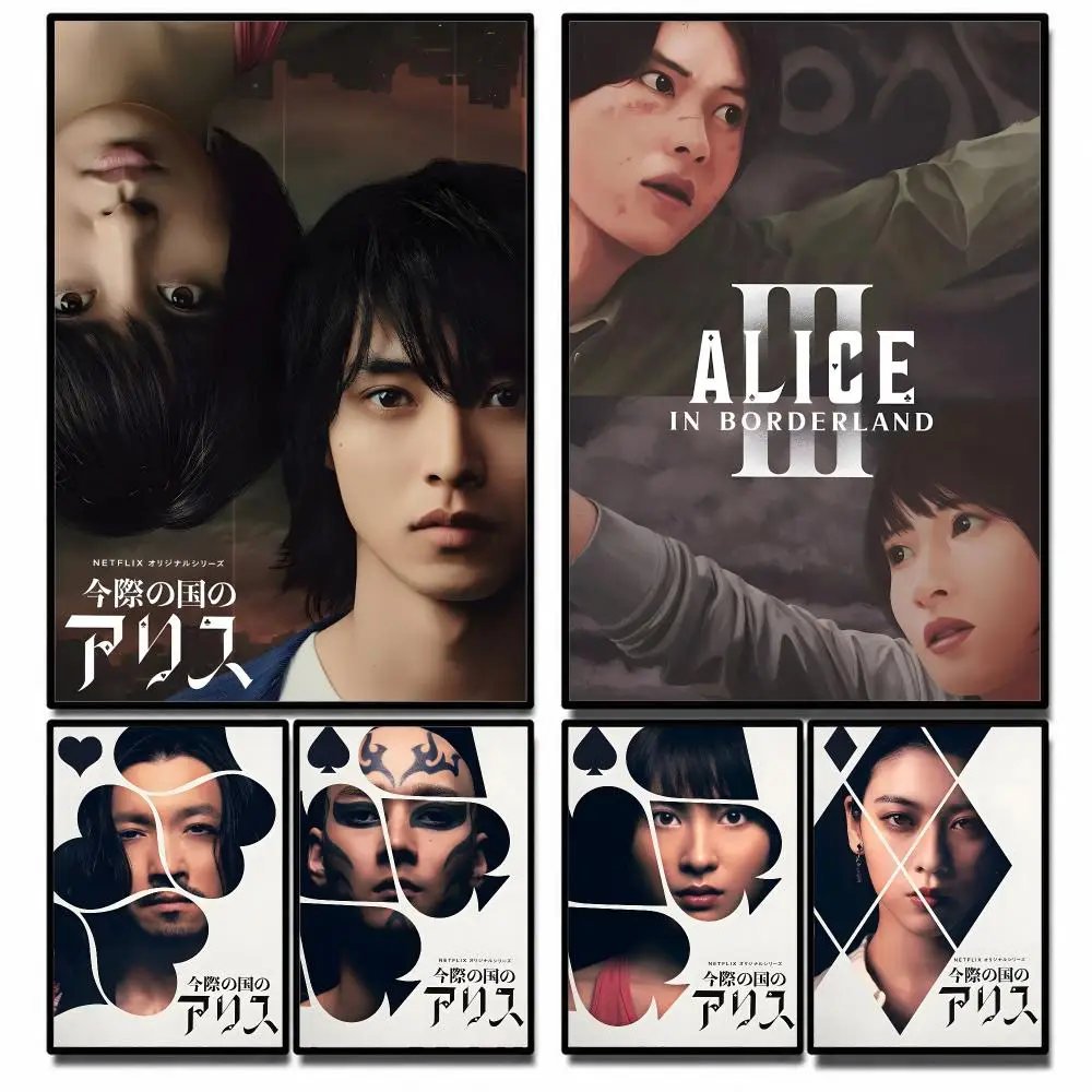 TVSeries Alice In Borderland Poster High-definition poster stickers, suitable for bedroom, living room, home decoration