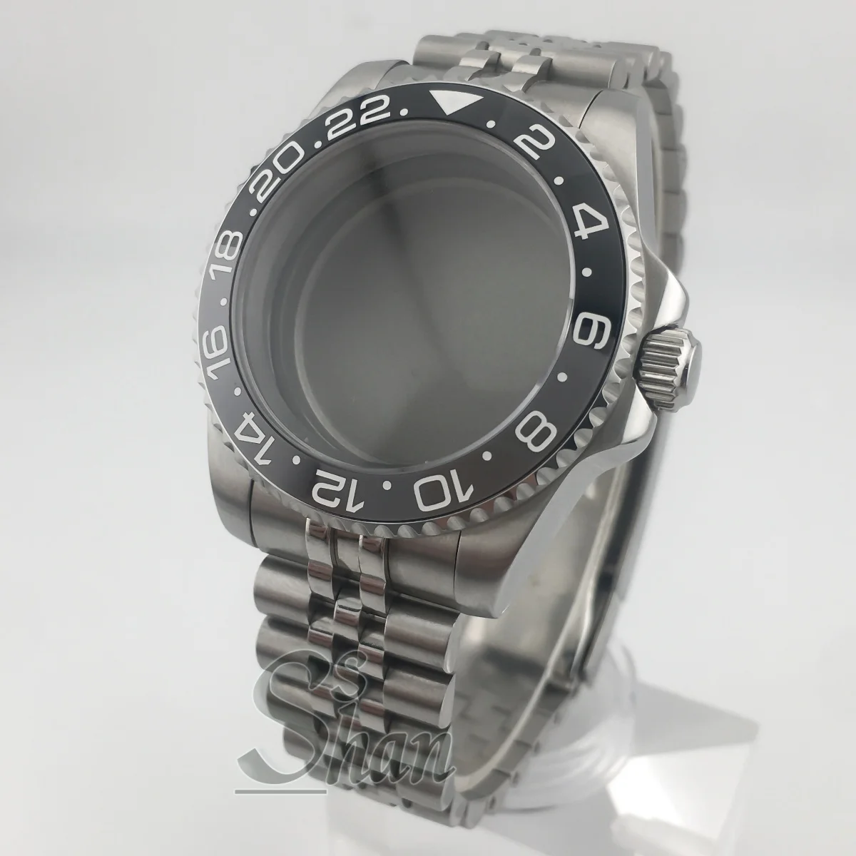 40mm Modified Watch Parts, GMT Master Style Sapphire Crystal Case, Compatible with NH34 NH35 NH36 NH39 ETA2824 PT5000 Movements