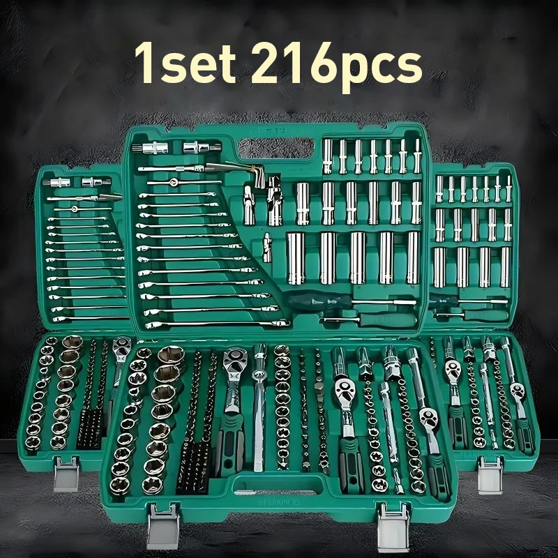 High End Professional 216 Tool Set, 1/4
