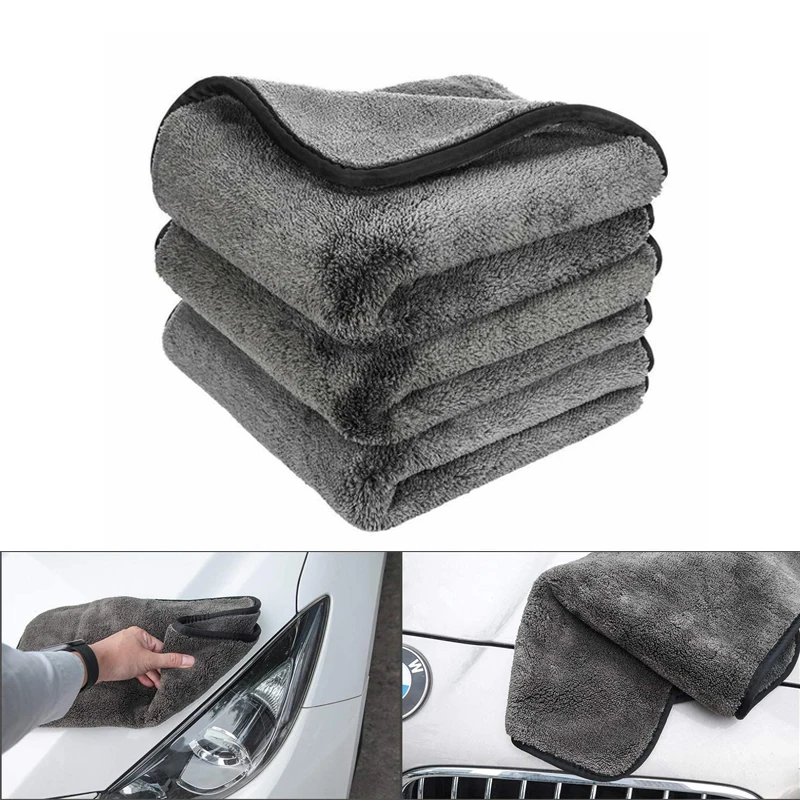 1200GSM Car Detailing Car Wash Microfiber Towel Car Cleaning Drying Auto Washing Cloth Micro Fiber Rag Car Accessories