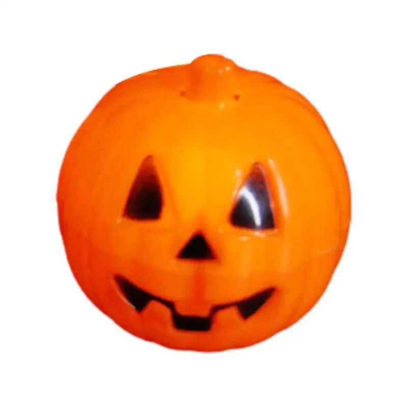 Pumpkin Lantern Tabletop Decoration Battery Operated Candy Jar Halloween Lantern For Halloween Party Decoration