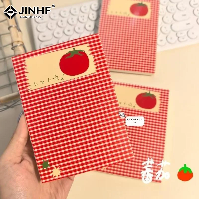 New Tomato Pattern Notebook,78 Thickened Blank Notebook,Suitable For Writing,Painting,Sketch,Note-taking And Mind Creation