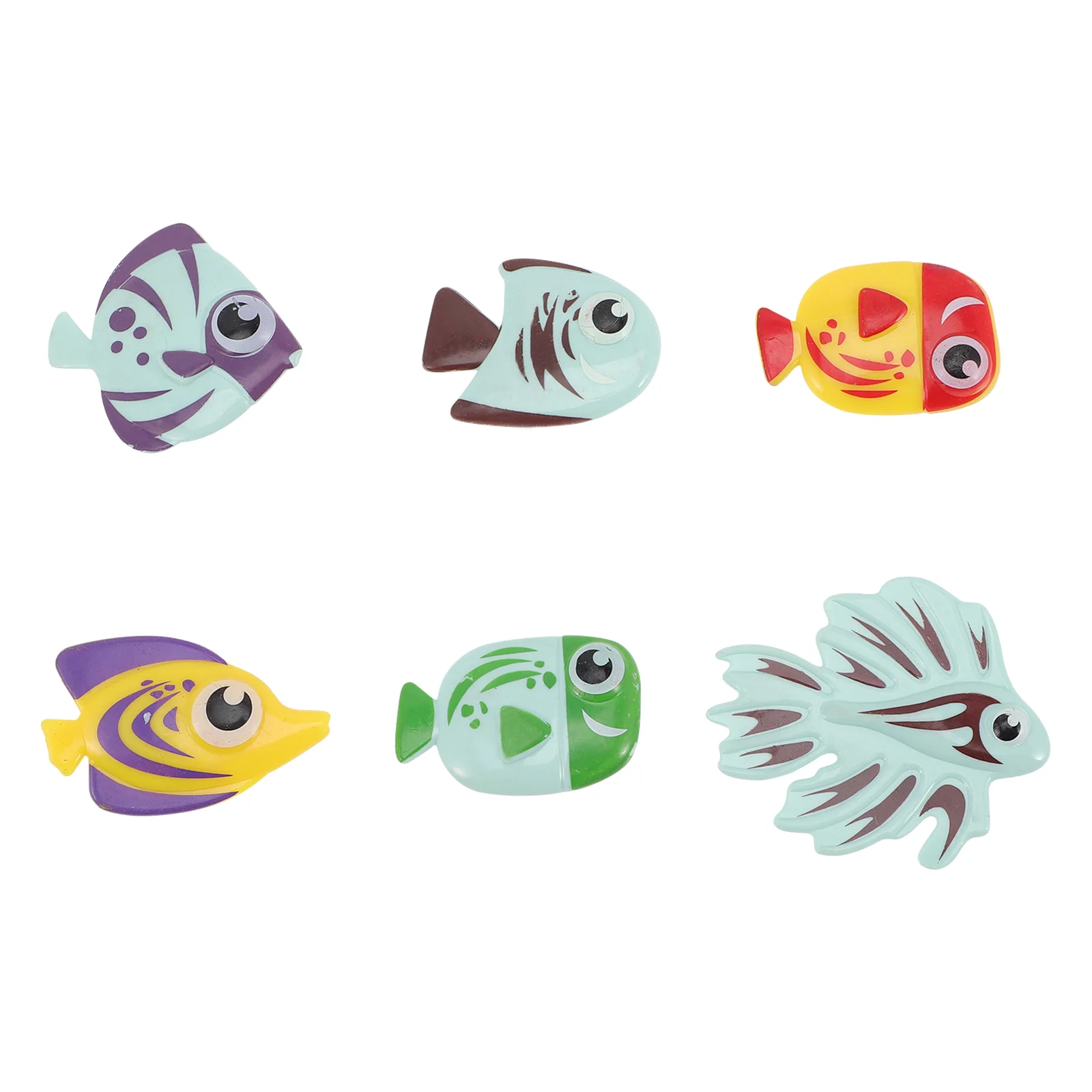6 Pcs Diving Play Set Childrens Toys Kids Summer Toddler for Beach Cartoon Fish