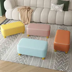 50CM Household Small Stool Sofa Low Stool Living Room Shoe Changing Stool Bedroom Long Bench Multiple Colors Room Sofa Bench