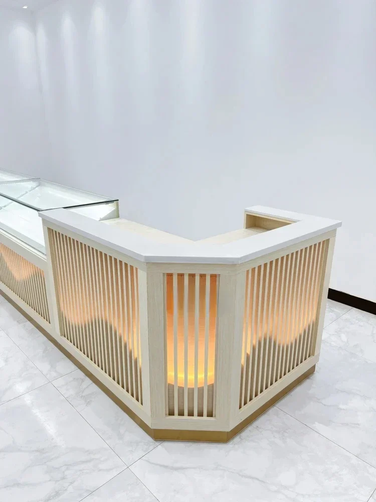 Hot SalesHigh End Solid Wood Cigarette Cabinet, Supermarket Convenience Store, Cigarette Display Rack, Cashier Combination