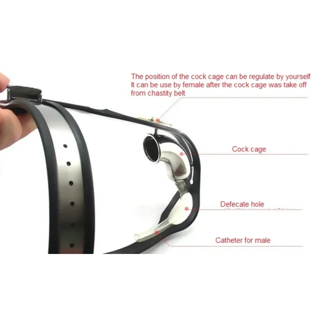 9pcs Sets Unisex Stainless Steel Chastity Belt Anal Plug Collar, Bra Arm Wrist Cuffs Thigh Knee Ankle Ring Bondage Male Sex Toy view 2